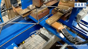 Automatic Lattice Girder Zig Zag Rebar / Rod Bending Machine