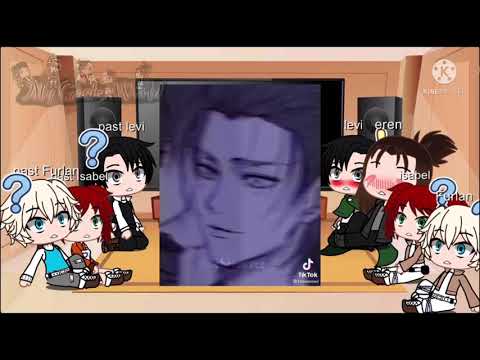 Levi And his old friends react to videos/ Gacha club / aot (ereri)