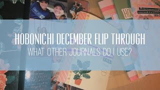 December Flip-Through in Hobonichi A6 | What Journals Work For Me (very chatty)