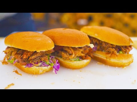 Видео рецепт Сэндвич со свининой