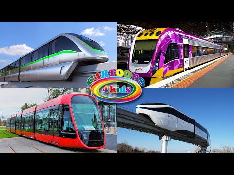 Изучаем цвета и поезда для детей - развивающее видео / Trains for kids