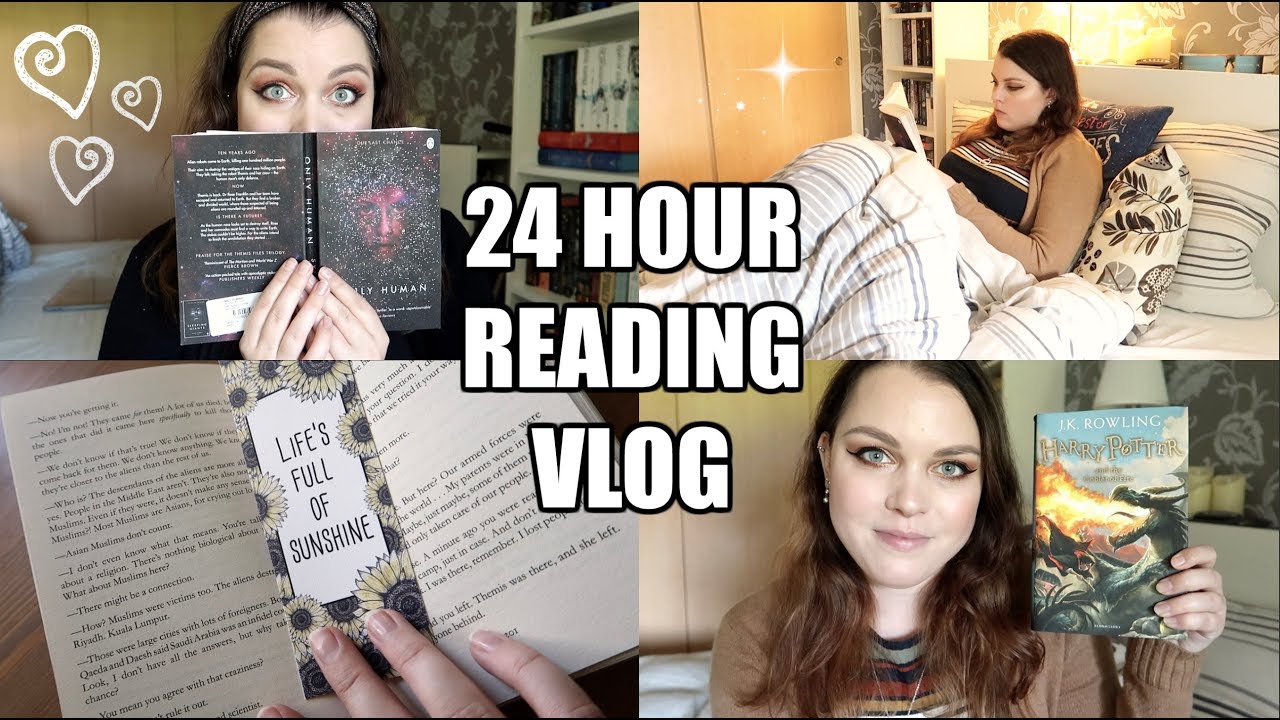 READING FOR 24 HOURS | 24 Hour Readathon Vlog - YouTube