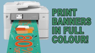 Print Long Banners - Brother MFC-J6959DW 4-in-1 Wireless Inkjet Printer Review