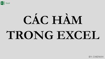 HỌC EXCEL CƠ BẢN | #01 Giới thiệu sơ lược về HÀM trong Excel