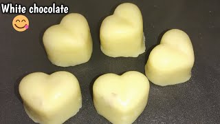 Delicious home made white chocolate in ...