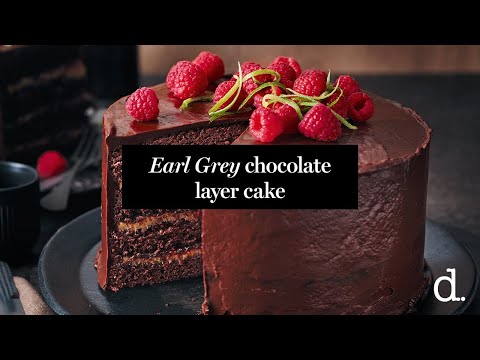 Earl Grey chocolate layer cake recipe | delicious. Australia