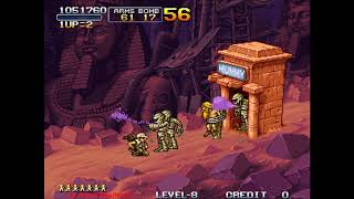 Metal Slug X: Super Vehicle-001 (Arcade) - (Longplay - Fio | Level 8 Difficulty | All Secrets)