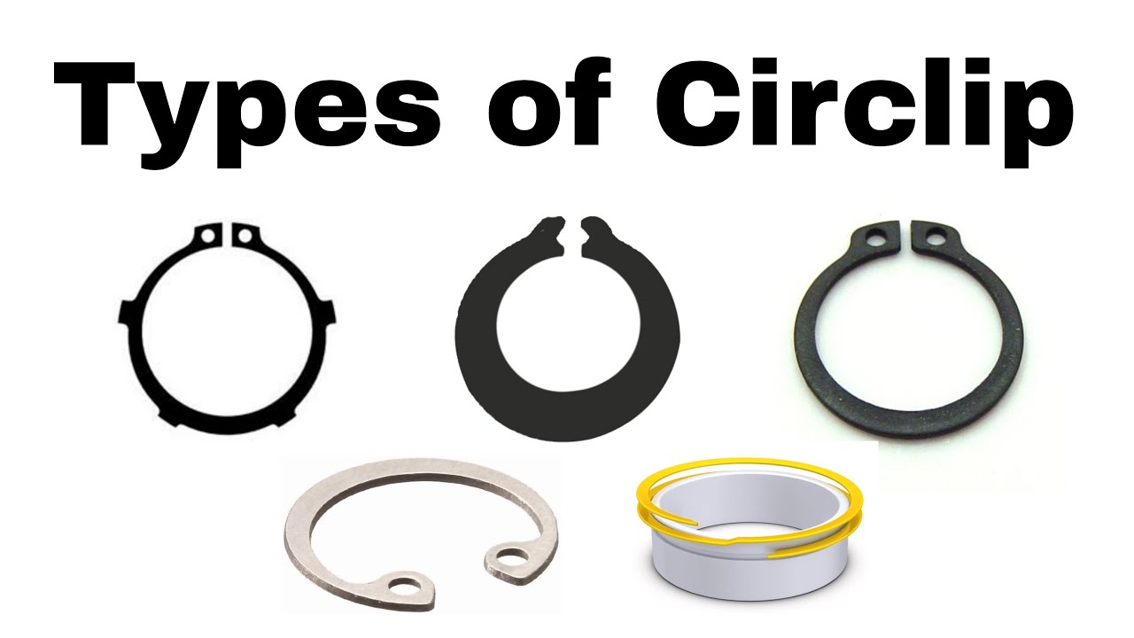 Types Of Circlip, Different types of Circlip