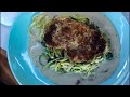 Instant Pot Parmesan Chicken With Zucchini Noodles in an Italian Cream Sauce