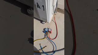 how to find leakage in split ac 24000 btu outdoor unit