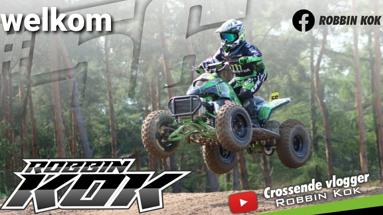 crossende vlogger robbin kok (Sleutel vlog 3) Yamaha raptor 250.