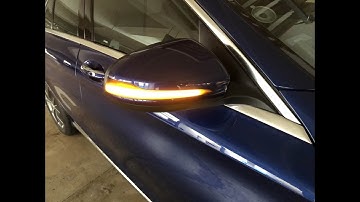 Dynamic Sequential Blink LED Side Mirror Turn Signal Light For Mercedes C E S GLC Class