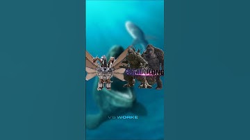 Mecha Godzilla Vs Godzilla X Kong The New Ampire #mechagodzilla #godzilla #kong #shortvideo #like