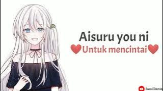 |lagu Jepang | MIMI - Aisuru you ni  (lyrics   terjemahan Indonesia 🎶)