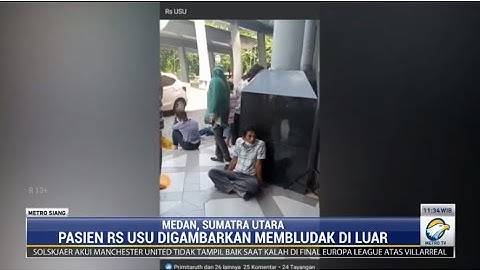 Heboh Video Pasien RS USU Medan Membludak hingga Duduk di Lantai