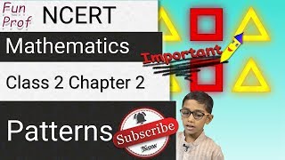 NCERT Class 2 Mathematics Chapter 5: Patterns | English | CBSE