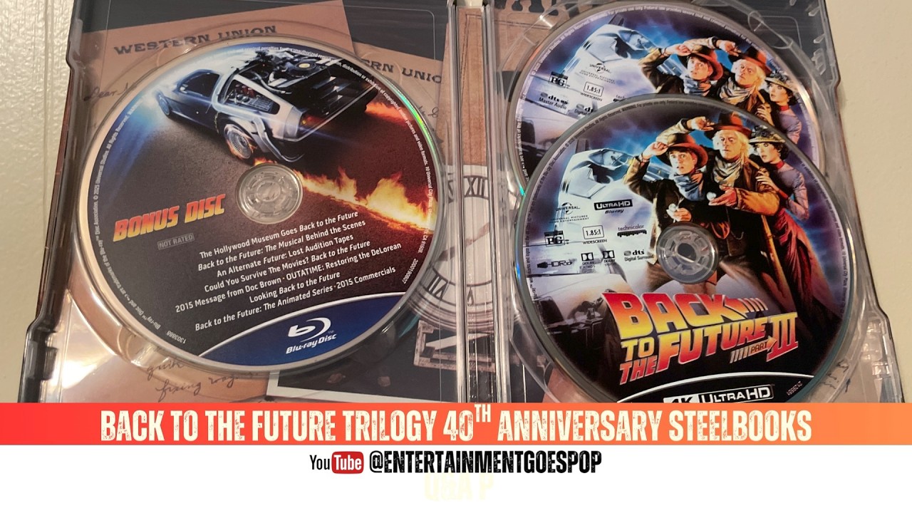 Heavy! Opening The Full Back to the Future 40th Anniversary 4K Steelbook Collection