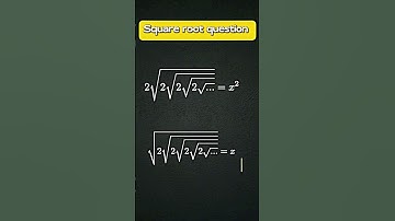 How to Solve Nested Square Roots! #maths #shorts