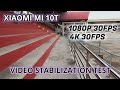 XIAOMI MI 10T VIDEO STABILIZATION TEST 2021 (Gloomy Day) / 4K 30fps / 1080p 30fps