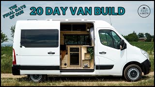 FULL DIY VAN CONVERSION IN JUST 20 DAYS! by Look Past Limits 1,414 views 8 months ago 8 minutes, 30 seconds
