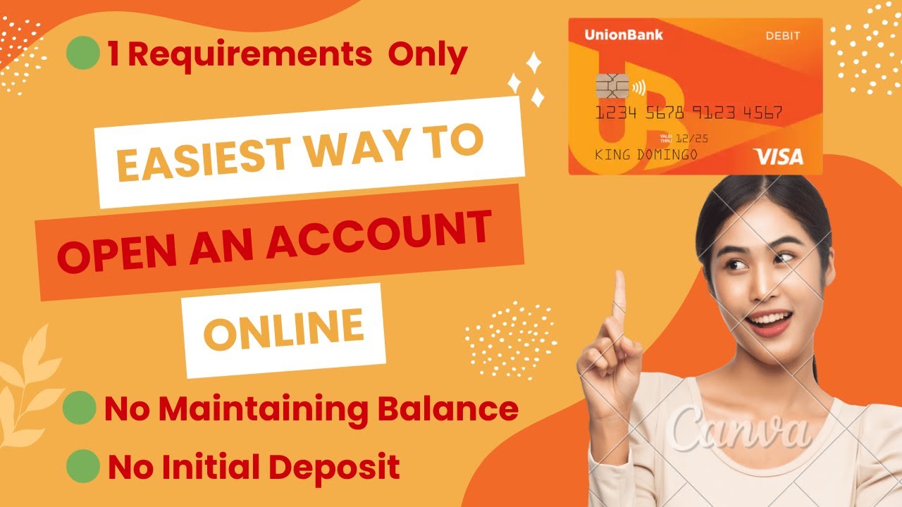 HOW TO OPEN AN ACCOUNT ONLINE IN UNION BANK | Ractisfy - YouTube