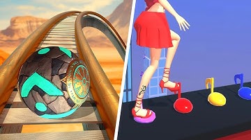 ASMR Tippy Toe VS Temple Rolling Balls - All Levels Gameplay Android,ios (Part 17)