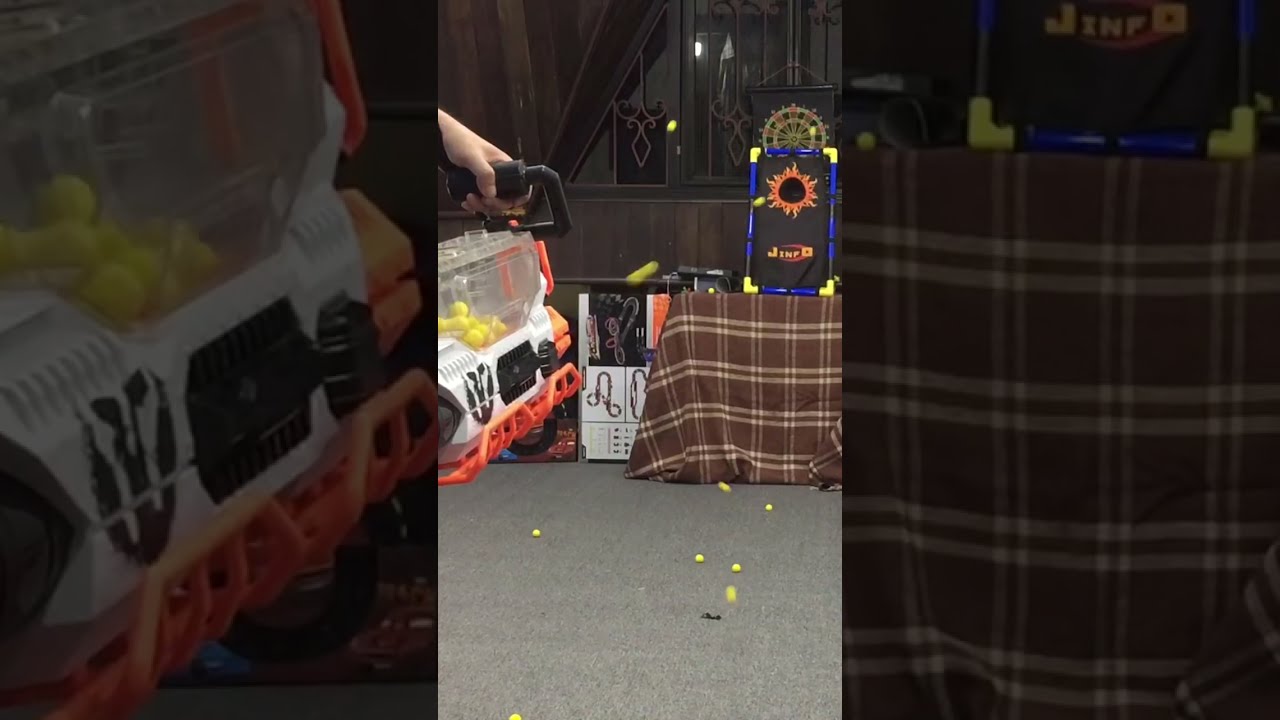 Trải nghiệm sức mạnh Nerf Rival Prometheus MXVIII- 20k - P3 Firing test