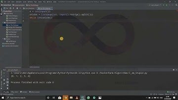 Cut the Sticks HackerRank Python Solution