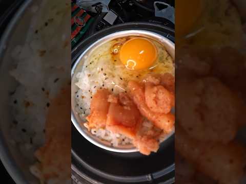 【Truck Cooking】Breakfast is raw egg rice!【asmr】#shorts