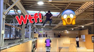 Crazy scooter tricks at the best skatepark!