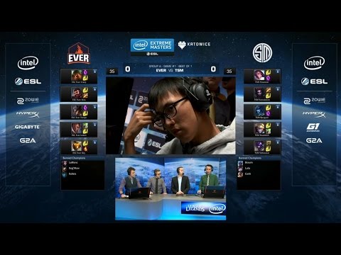 EVER vs TSM Highlights - ESC EVER vs TEAM SOLOMID - IEM KATOWICE 2016 Group A