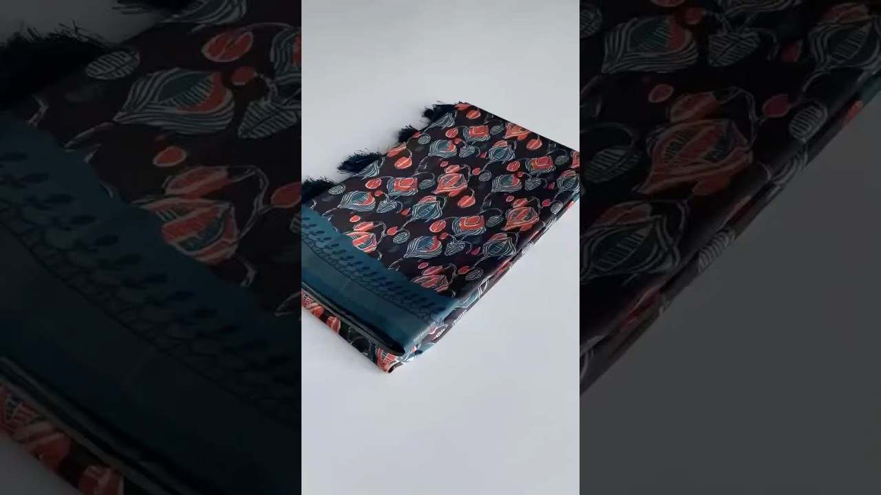 Dola Viscose Digital Printed Kalamkari Saree
