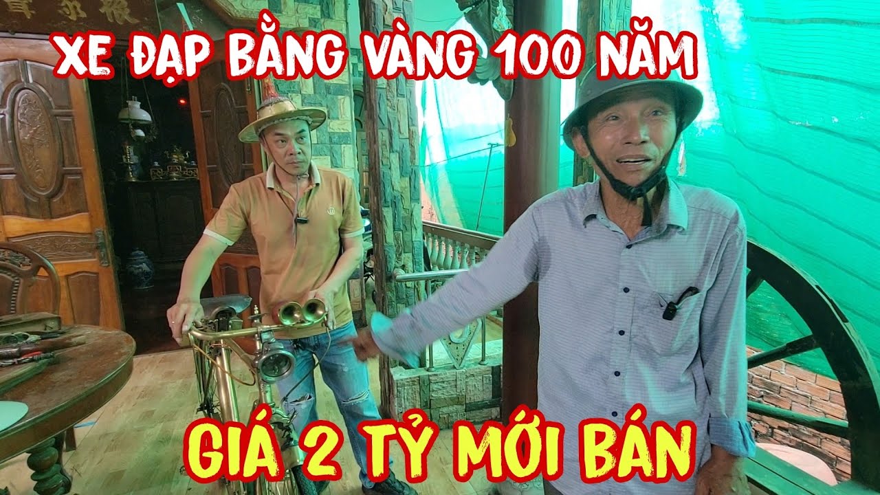 Đại gia tìm đến hỏi mua xe đạp bằng vàng 100 năm giá 2 tỷ