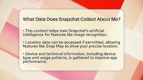What Data Does Snapchat Collect About Me? - Everyday-Networking