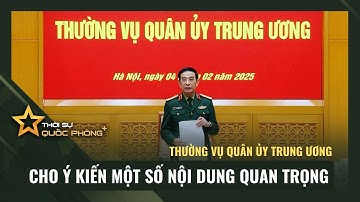ĐẠI TƯỚNG PHAN VĂN GIANG CHỦ TRÌ HỘI NGHỊ THƯỜNG VỤ QUÂN ỦY TRUNG ƯƠNG