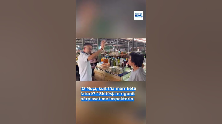 ‘O Muçi, kujt t’ia marr këtë faturë?!’ Shitësja e rigonit përplaset me inspektorin