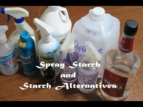 Spray Starch And Alternatives 