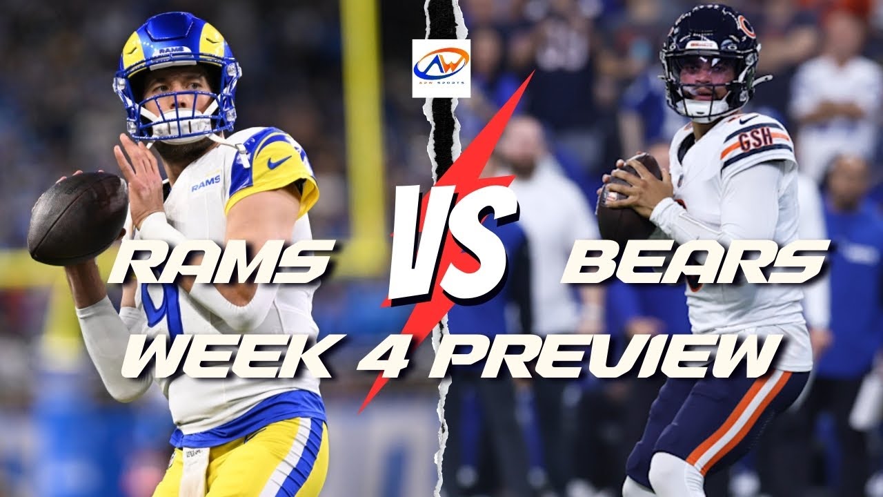 Bears Rams Preview Bears vs Rams Week 4 Preview & Predictions || Bears FINALLY Get Offense ...