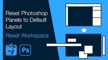 Reset Photoshop Panels to Default Layout (Reset Workspace)