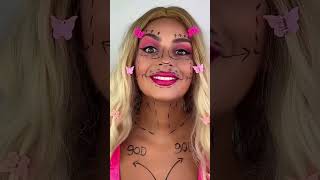 BARBIE GIRL 💗💄 #barbie #transition  #song #barbiedoll #barbiethemovie #makeup #fx