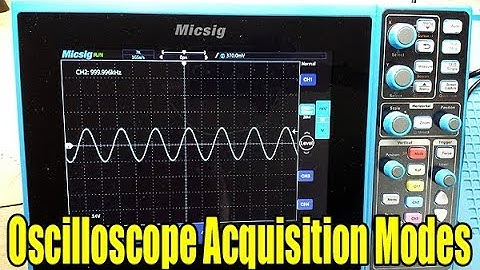 Oscilloscope Acquisition Modes