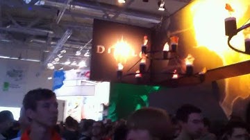 Diablo 3 GamesCom 2011 insane waiting queue