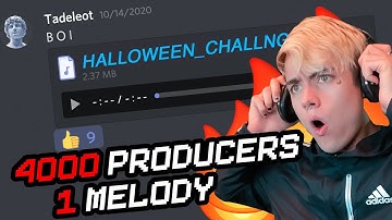 4000 PRODUCERS FLIP THE SAME MELODY | Discord Challenge