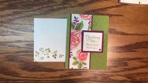 Thinking of You Card using Thoughts & Prayers Stamp Set from Stampin