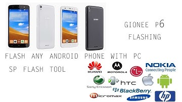 [hindi]flashing any android phone with sp flash tool||gionee p6 flashing||gionee phone flashing