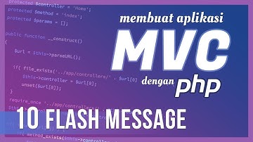 Membuat Aplikasi MVC dengan PHP #10 Flash Message