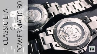 Classic ETA vs Powermatic 80  Comparing two Hamilton Khaki Kings