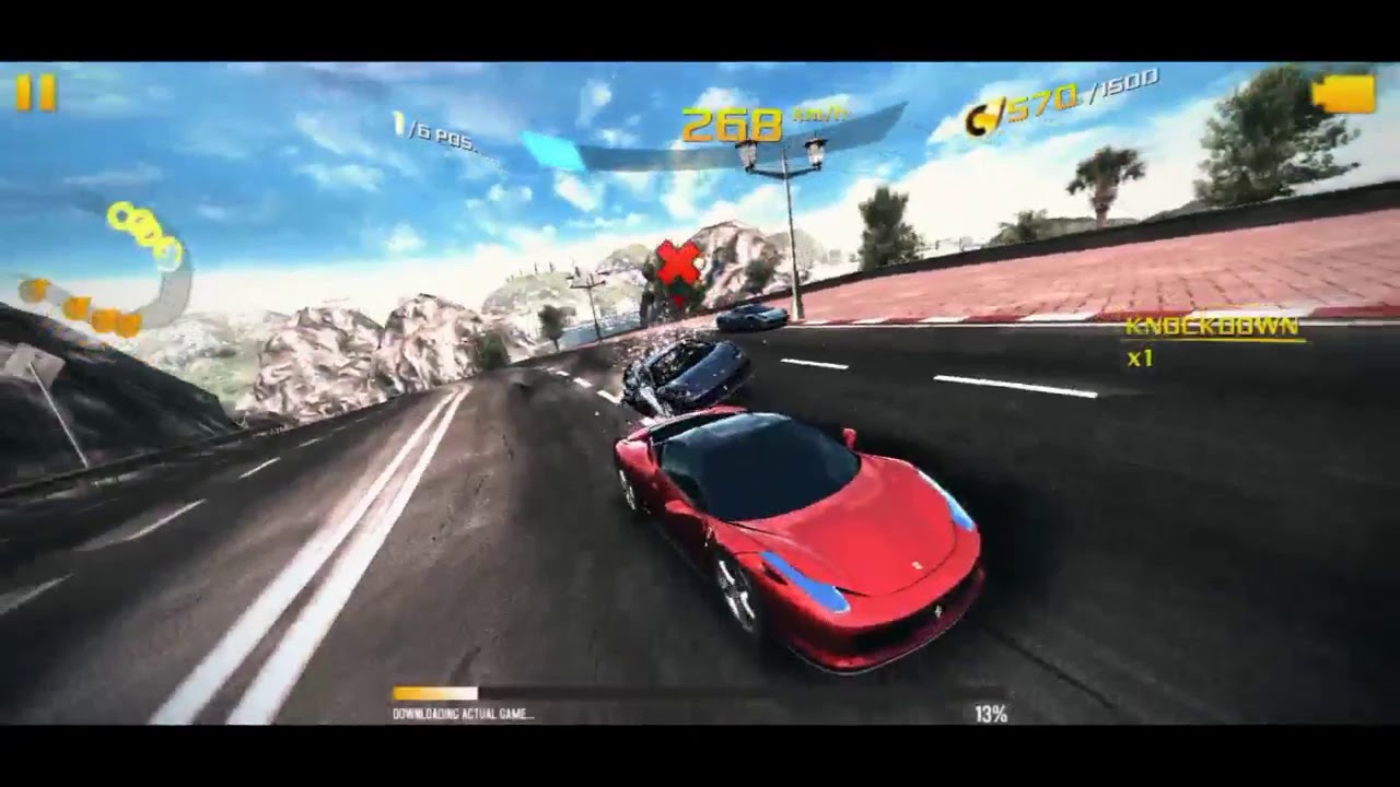 Asphalt 8 mini game , gameplay