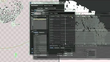 Animate a title with flocking in LightWave