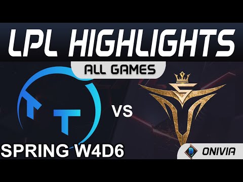 TT vs V5 Highlights ALL GAMES LPL Spring Season 2021 W4D6 ThunderTalk Gaming vs Victory Five by Oniv